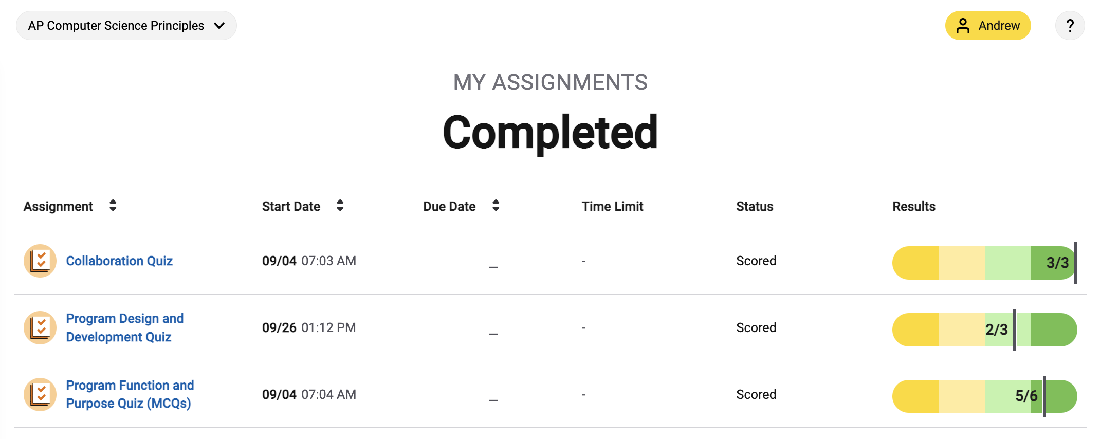 Program Purpose question