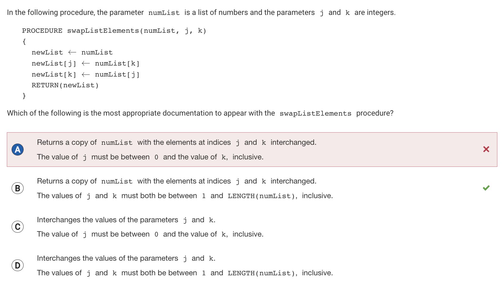 Program Purpose question