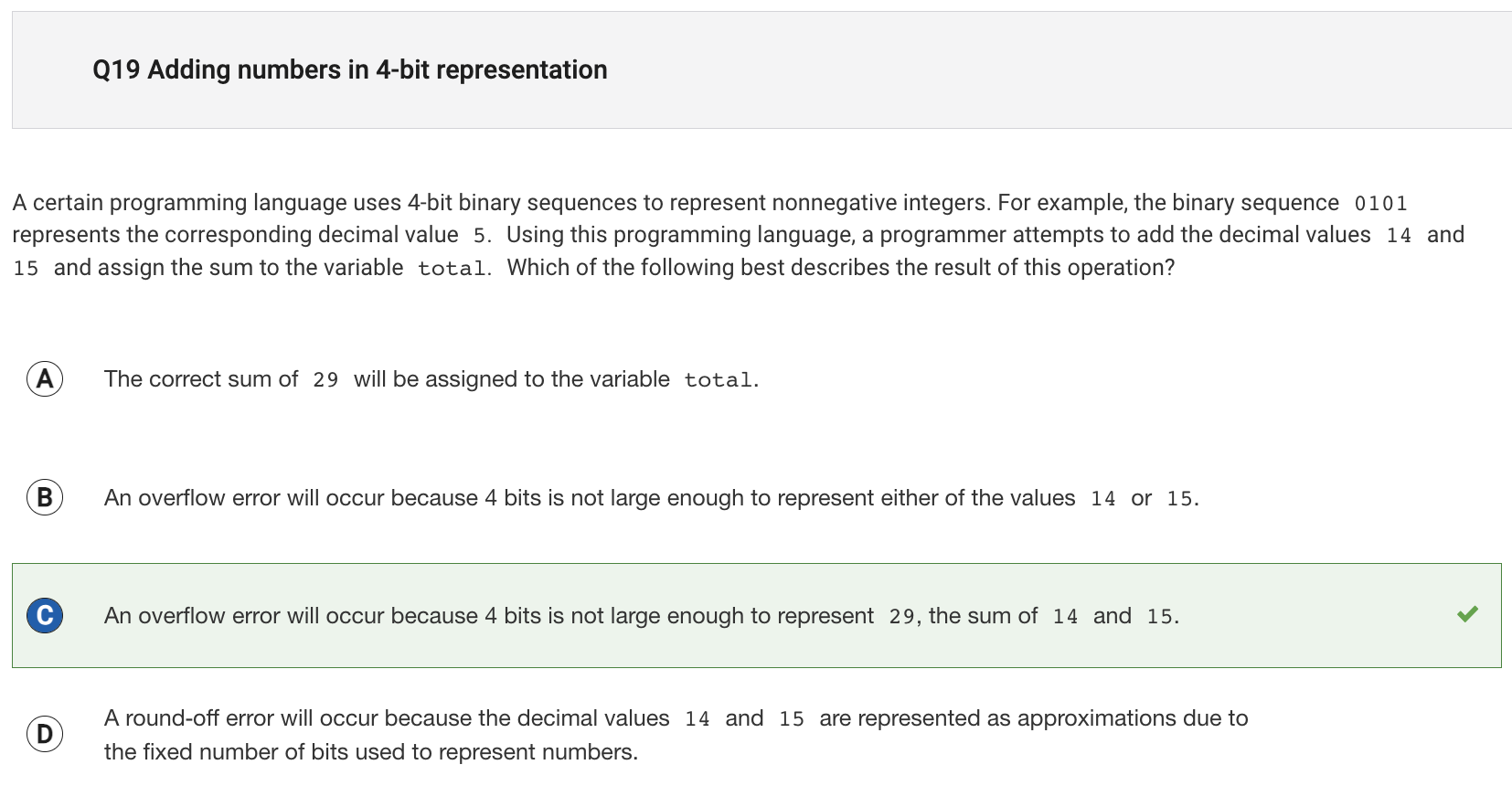 CB Question 19